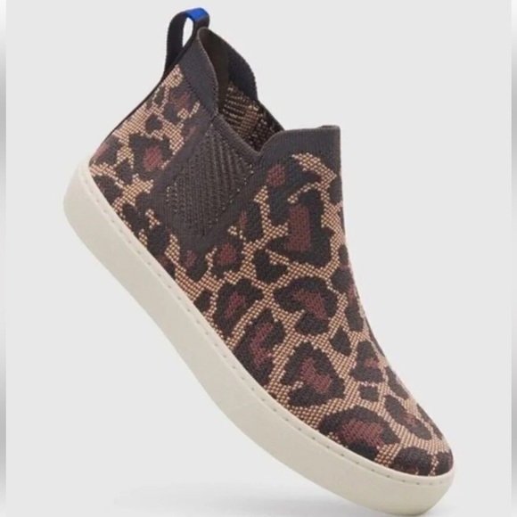 Rothy's Chelsea Boot Wildcat Limited Edition Leopard Print Women's 5 Sneaker - Picture 2 of 7